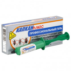 Капкан Плюс Профессиональный гель от тараканов (шприц) 30 гр.