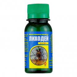 Лиходей (Кукарача) средство от клопов, тараканов, блох, муравьев, 50 мл.