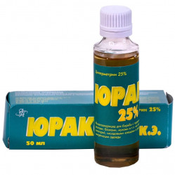 Юракс средство от иксодовых клещей, комаров, блох, муравьев, клопов, тараканов 50 мл.